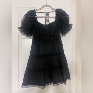 Lucy Paris Lace Black Dress